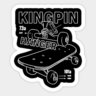 Kingpin skate Sticker